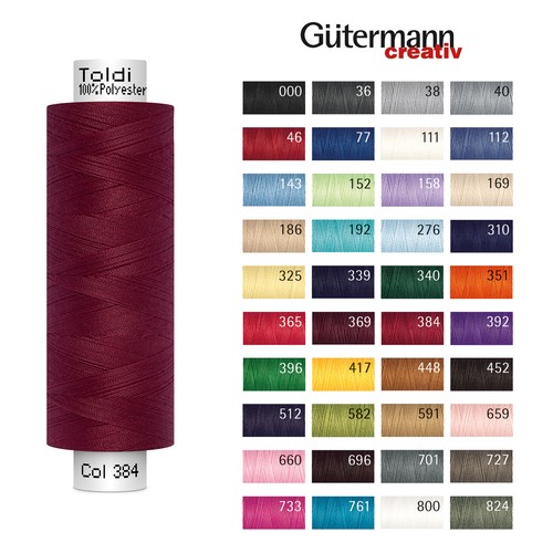 Nähgarn 500m farben - 40,