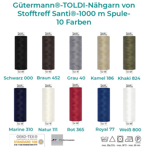 Gütermann toldi nähgarn - toldi, 1000